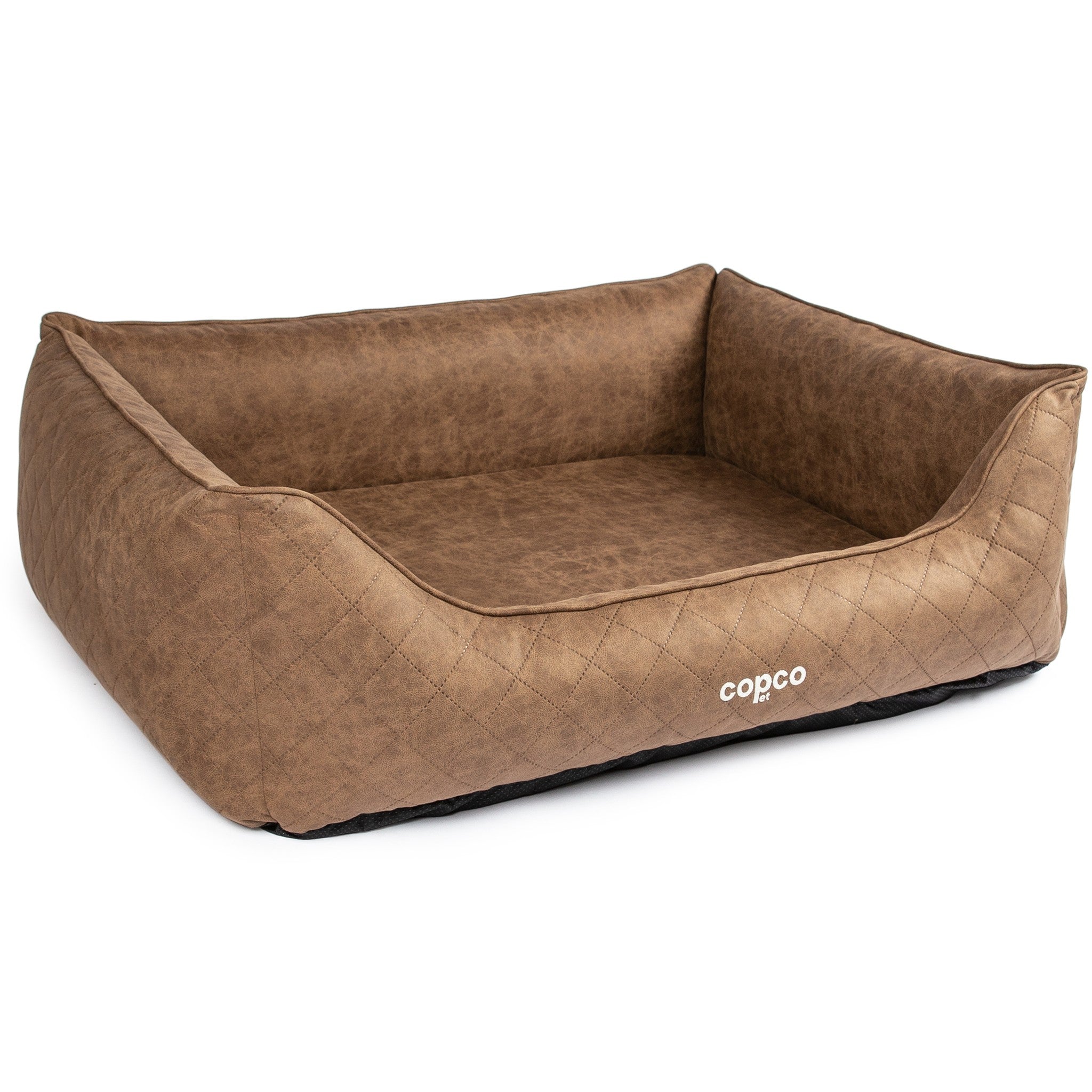Orthopädisches Hundebett Hugo – gesteppter Polsterstoff, waschbar & rutschfest für kleine & große Hunde