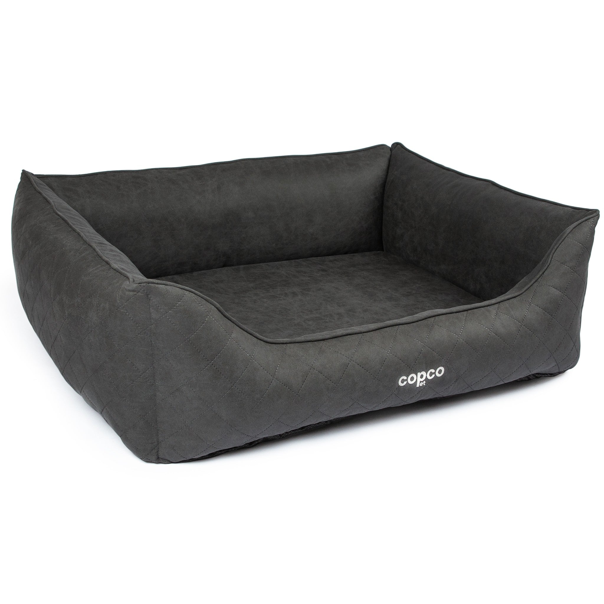 Orthopädisches Hundebett Hugo – gesteppter Polsterstoff, waschbar & rutschfest für kleine & große Hunde