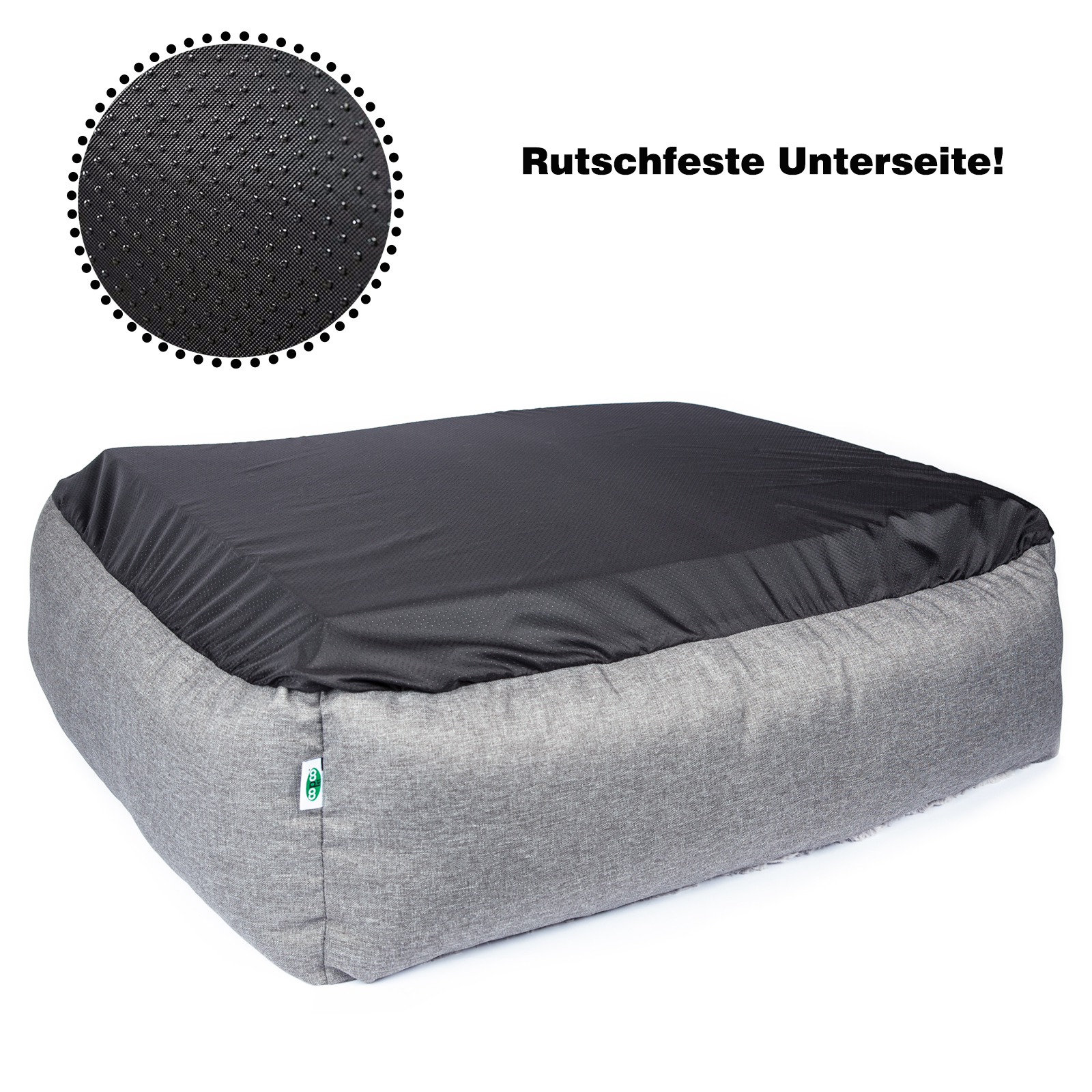 Orthopädisches Hundebett Pia – kuscheliges Hundekörbchen für kleine & mittelgroße Hunde, mikrofaser, waschbar