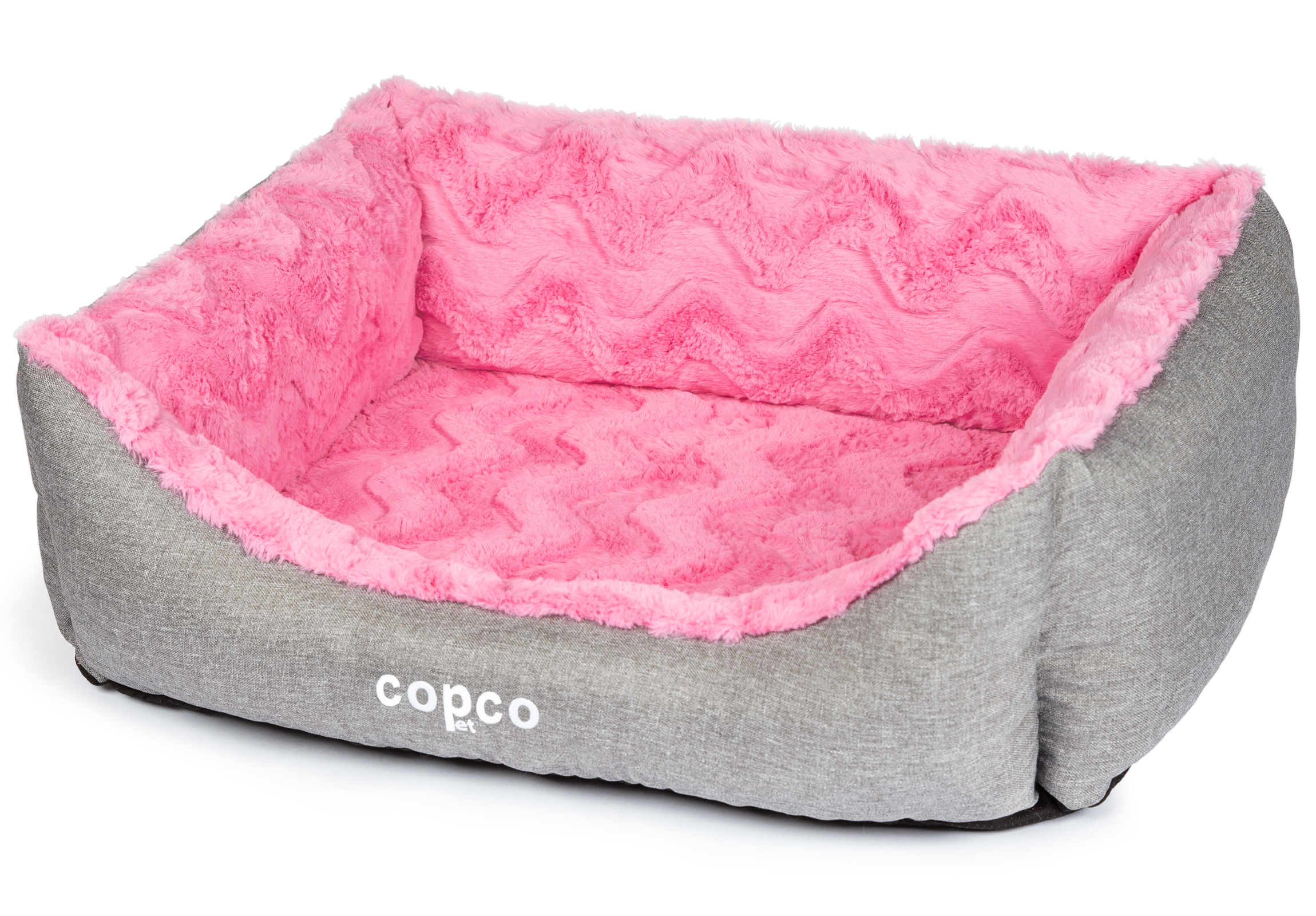 Orthopädisches Hundebett Pia – kuscheliges Hundekörbchen für kleine & mittelgroße Hunde, mikrofaser, waschbar