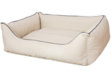 Orthopädisches Hundebett Rocco – Kunstleder Wendebett, waschbar & wendbar