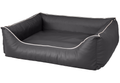 Orthopädisches Hundebett Rocco – Kunstleder Wendebett, waschbar & wendbar