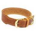 Lederhalsband Zoe – breites Fettlederhalsband, schlicht & zeitlos mit Dornschnalle