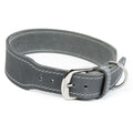 Lederhalsband Zoe – breites Fettlederhalsband, schlicht & zeitlos mit Dornschnalle
