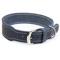 Lederhalsband Zoe – breites Fettlederhalsband, schlicht & zeitlos mit Dornschnalle