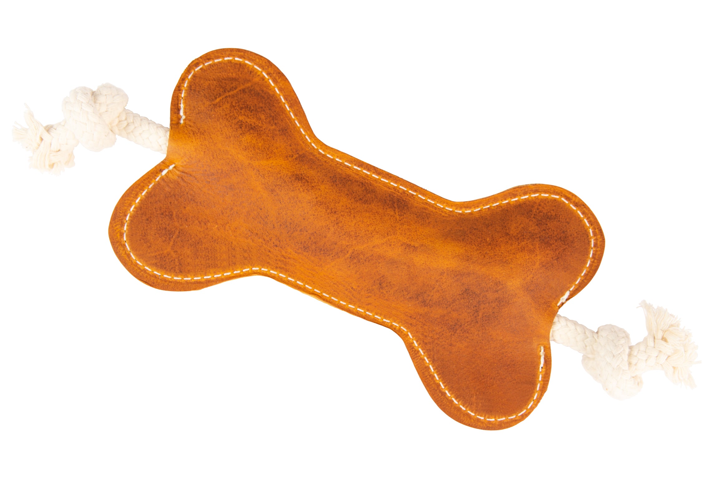 Hundespielzeug Knochen – Leder Kauspielzeug aus 100% nachhaltigen Materialien