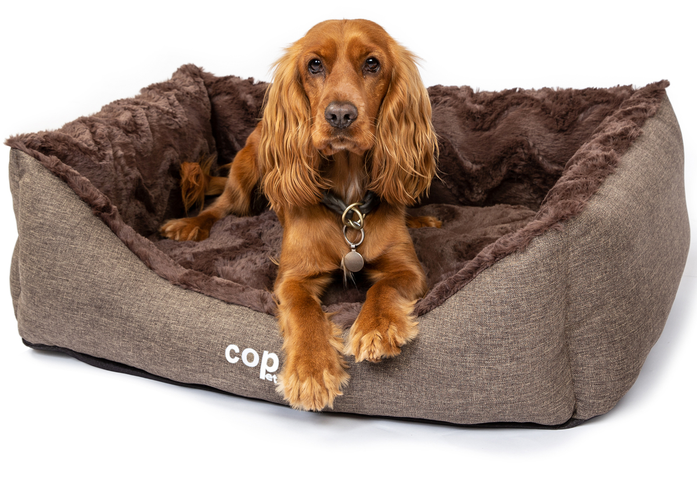 CopcoPet Pia Hundebett Rosa ca. 100 x 80 cm Visco - (orthopädisch)