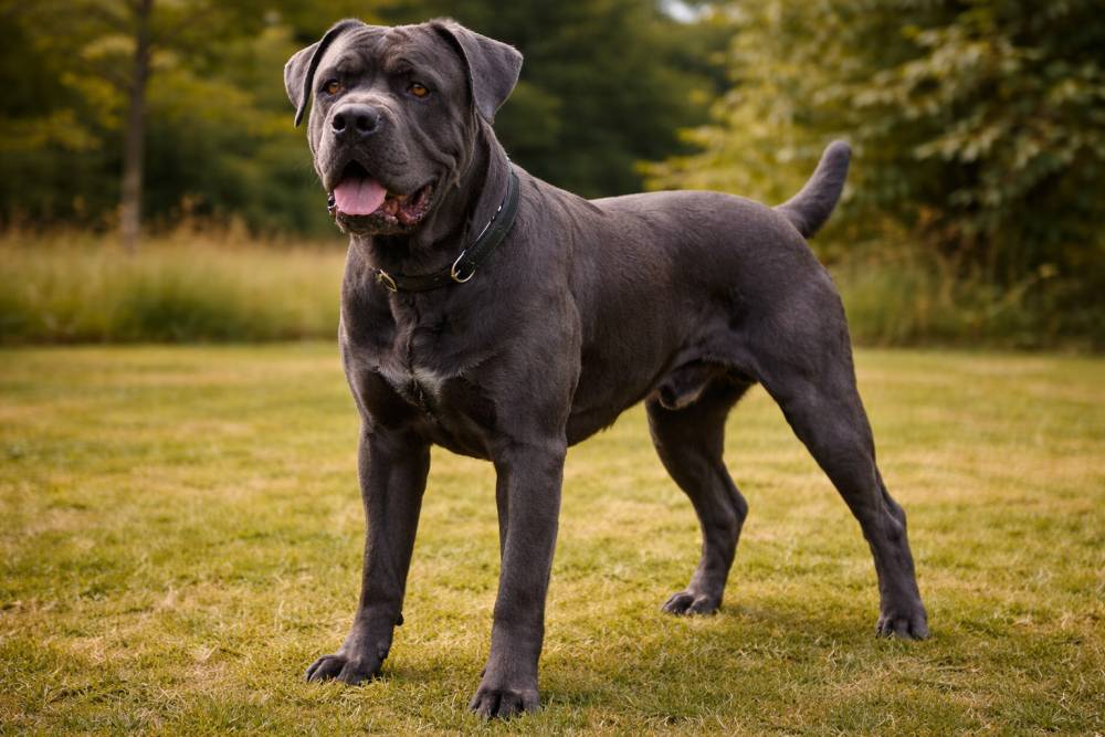 Cane Corso im Freien