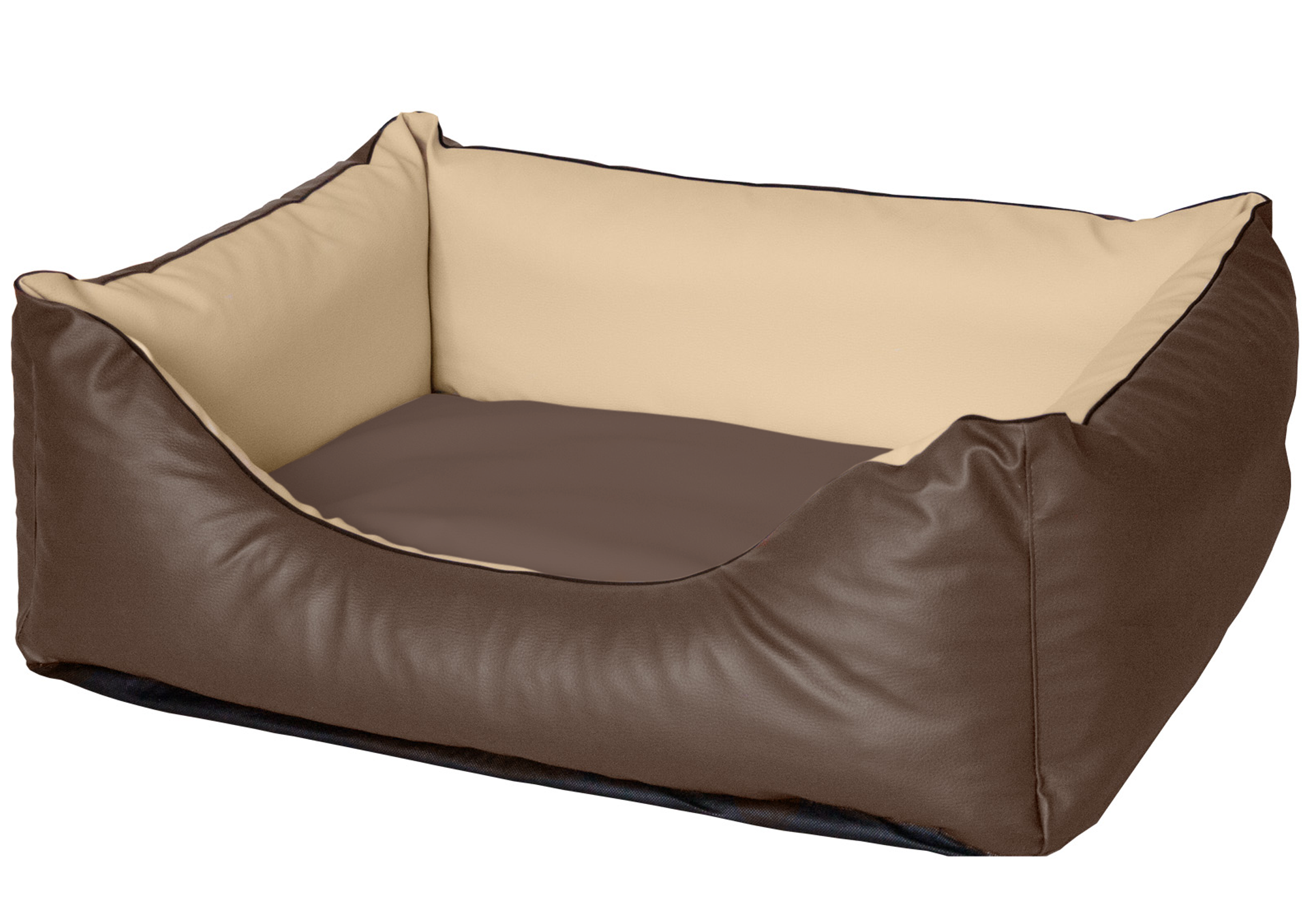 CopcoPet - Hundebett Rocco Mocca M ca. 70 x 55 cm Visco (orthopädisch)