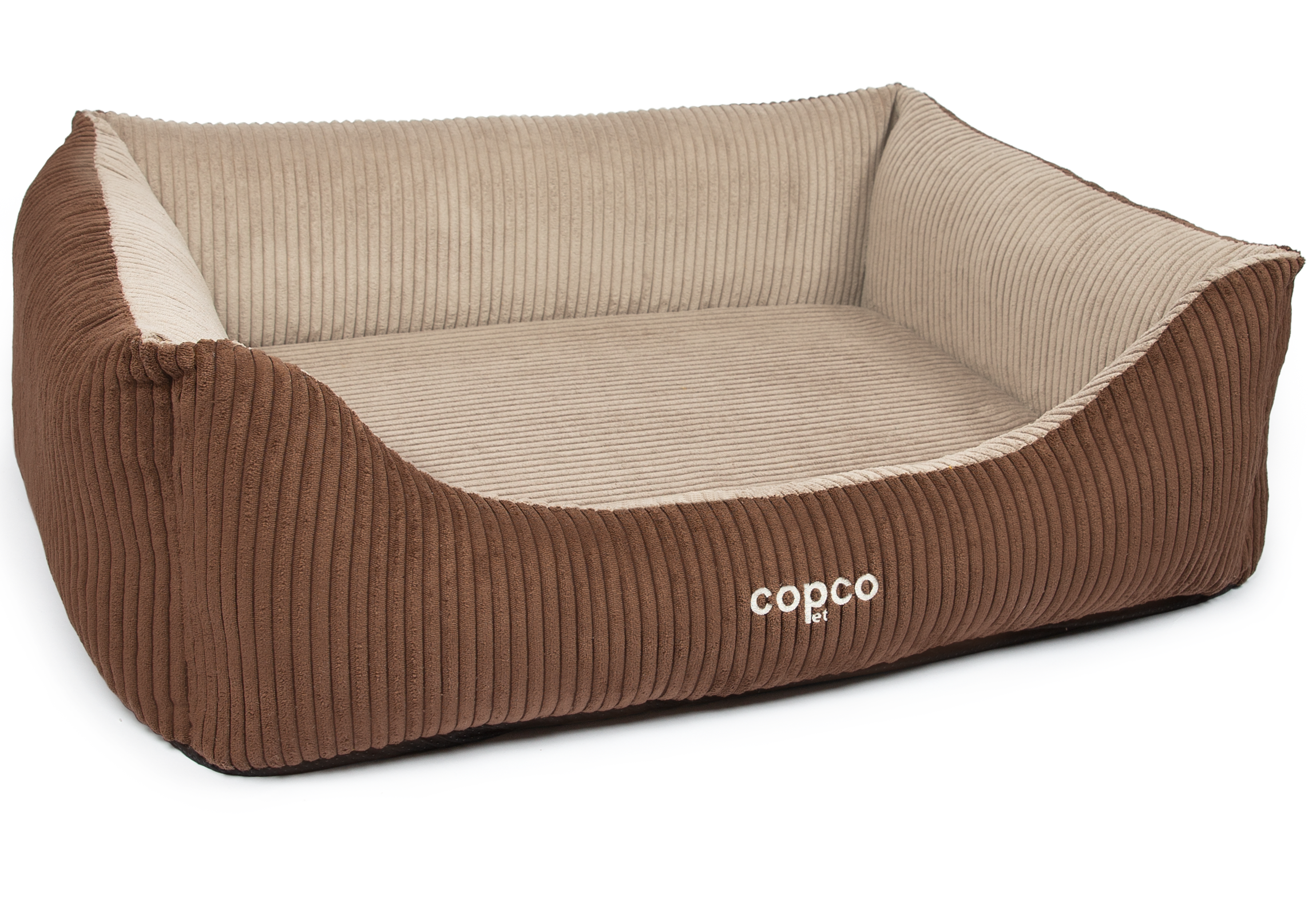 CopcoPet Hundebett Kyra Braun/Beige ca. 70 x 55 cm