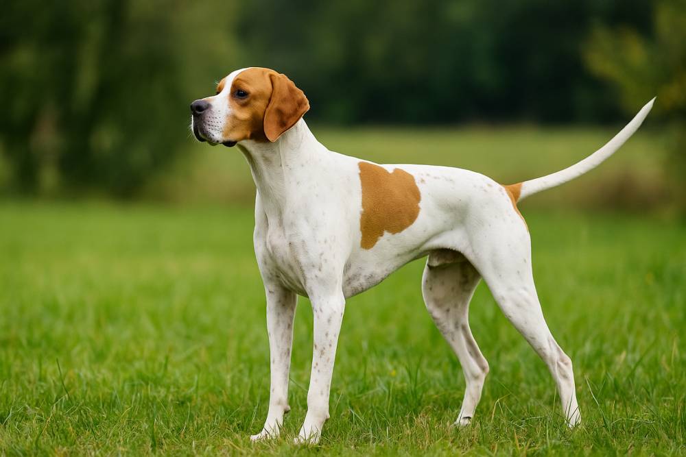 English Pointer im Freien