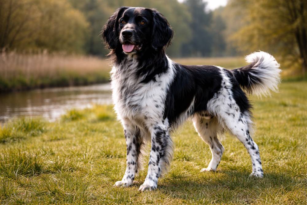 Großer Münsterländer im Freien