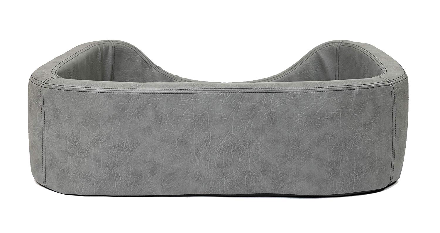 CopcoPet - Hundebett Stella Antik Schwarz L ca. 80 x 60 cm Kaltschaumstoff