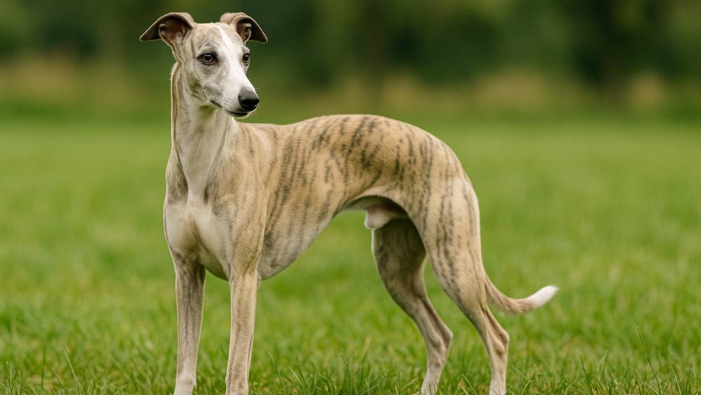 Whippet im Freien