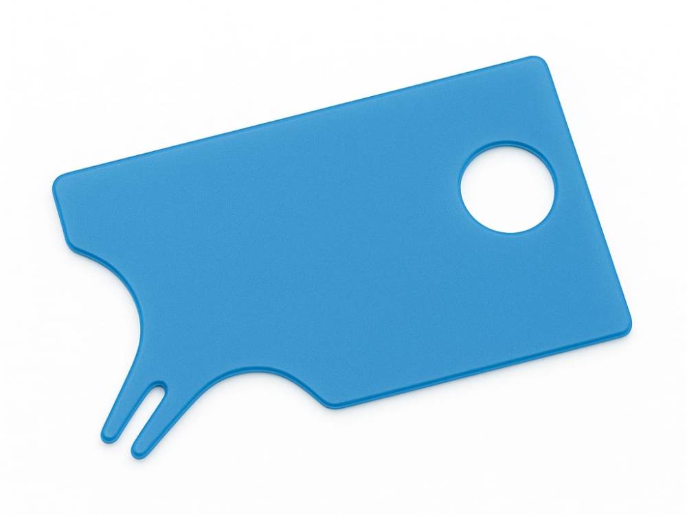 Zeckenkarte in Nahaufnahme