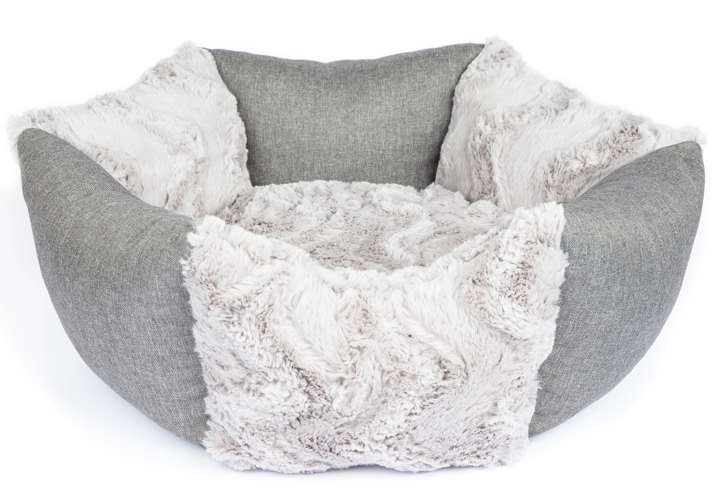 CopcoPet Hundebett Sunny Grau 80 cm Ø