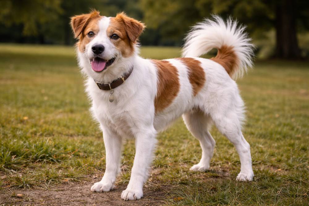 Kromfohrländer im Freien