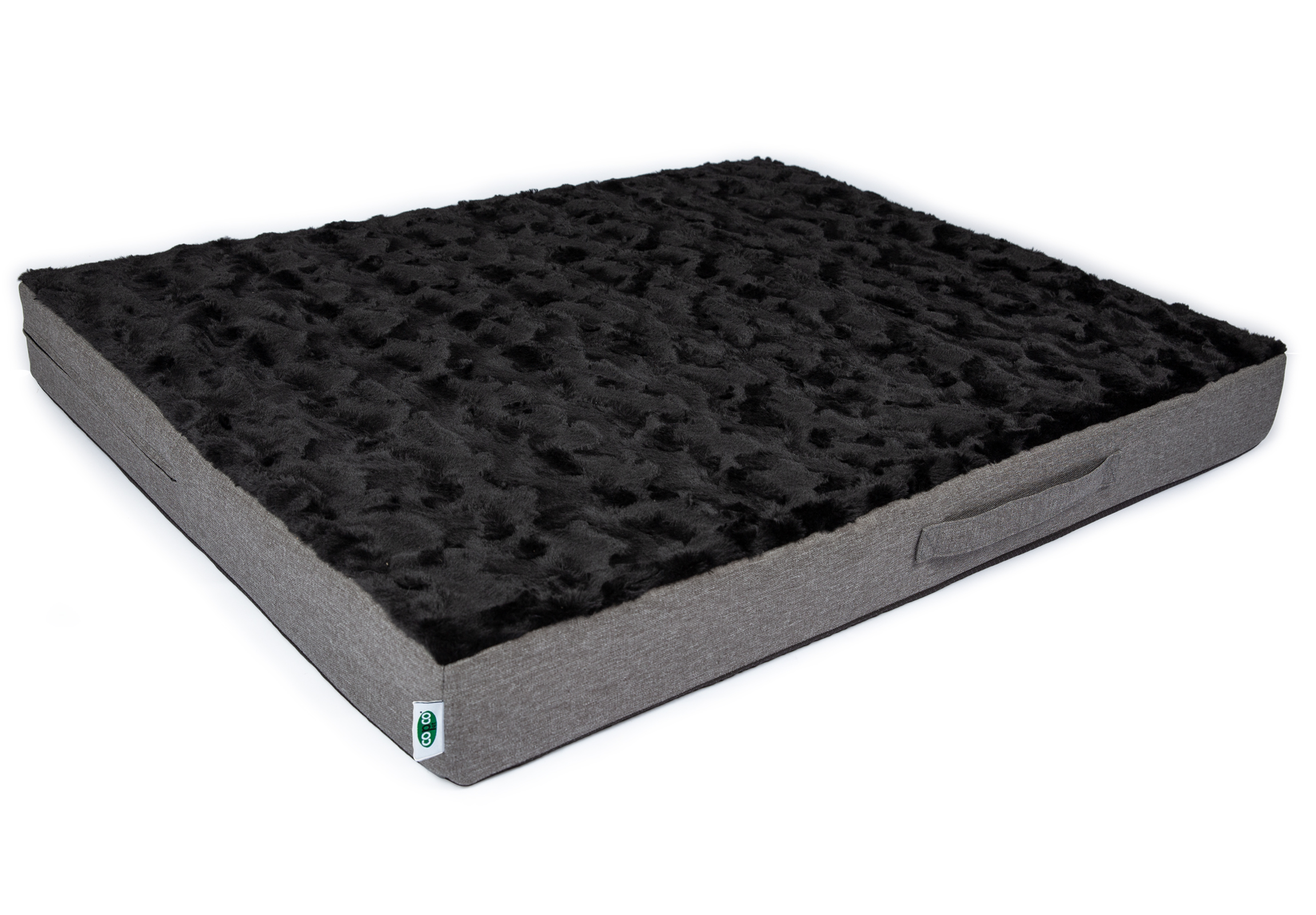 CopcoPet Lucky Hundematte Orthopädisch Schwarz L ca. 80 x 60 x 10 cm