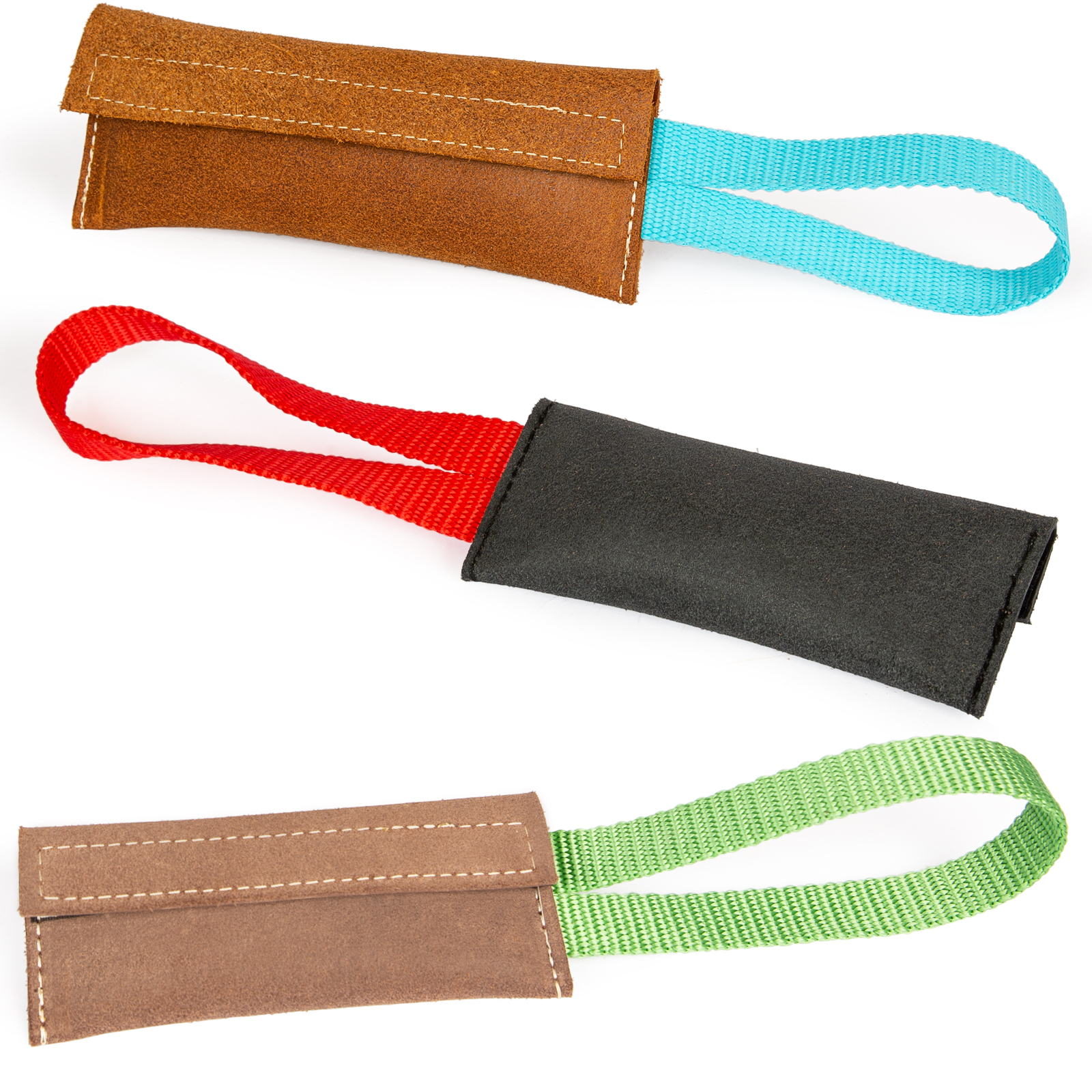 Leder Futterdummy ca.15 x 6 cm Braun