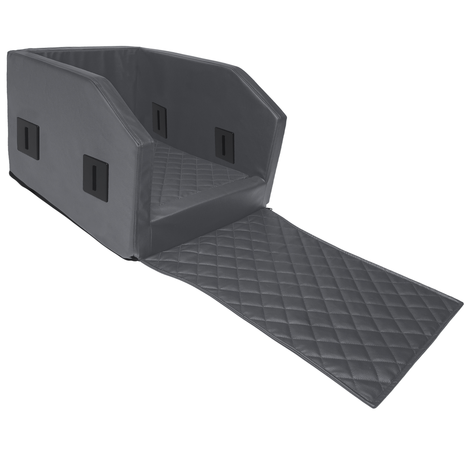 CopcoPet Autohundebett Vordersitz 55 x 55 x 38 cm Grau