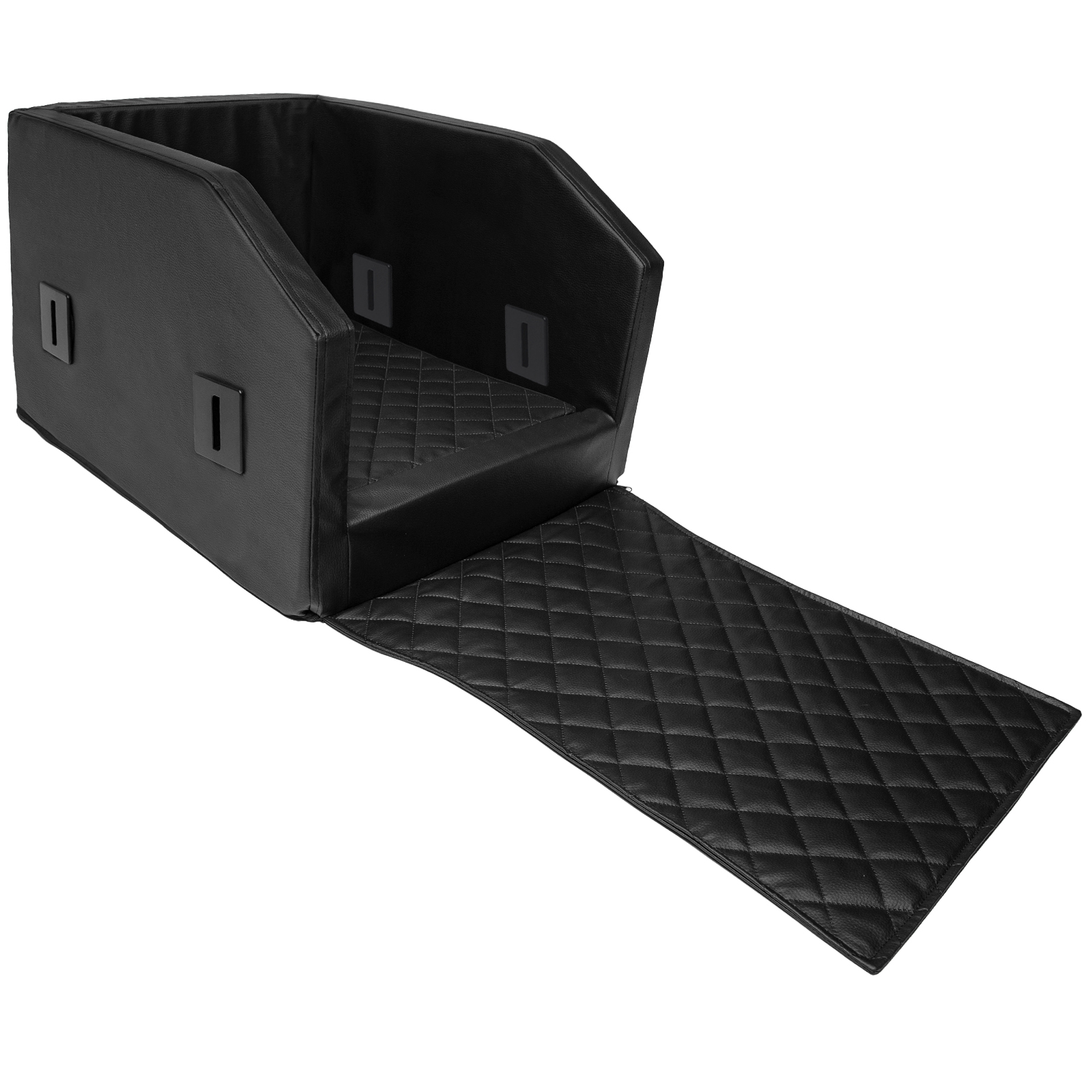 CopcoPet Autohundebett Rücksitz 55 x 55 x 38 cm Schwarz