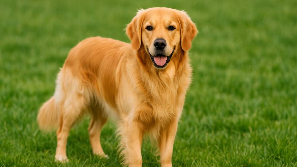 Golden Retriever im Freien