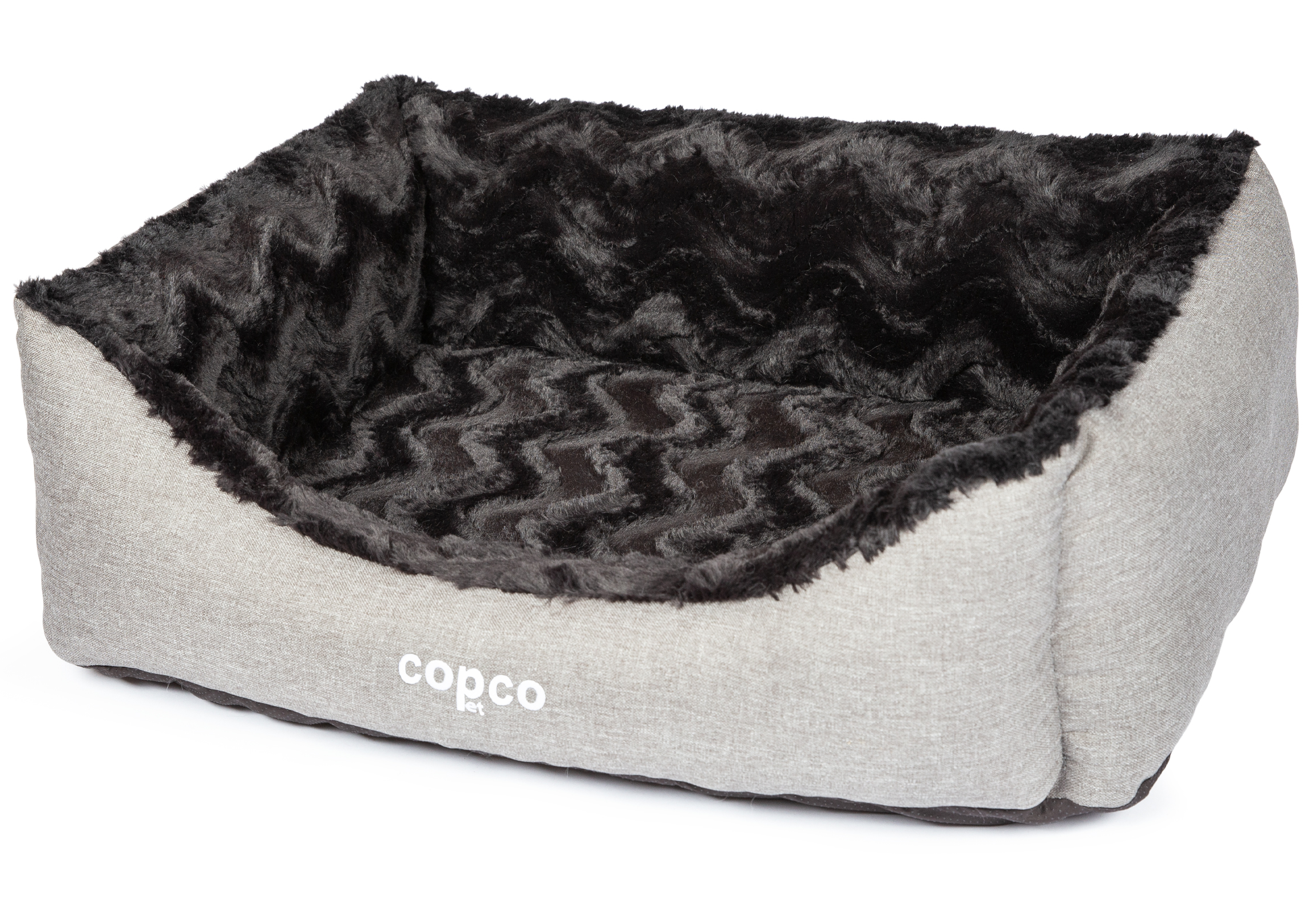 CopcoPet Pia Hundebett Schwarz ca. 100 x 80 cm Visco - (orthopädisch)