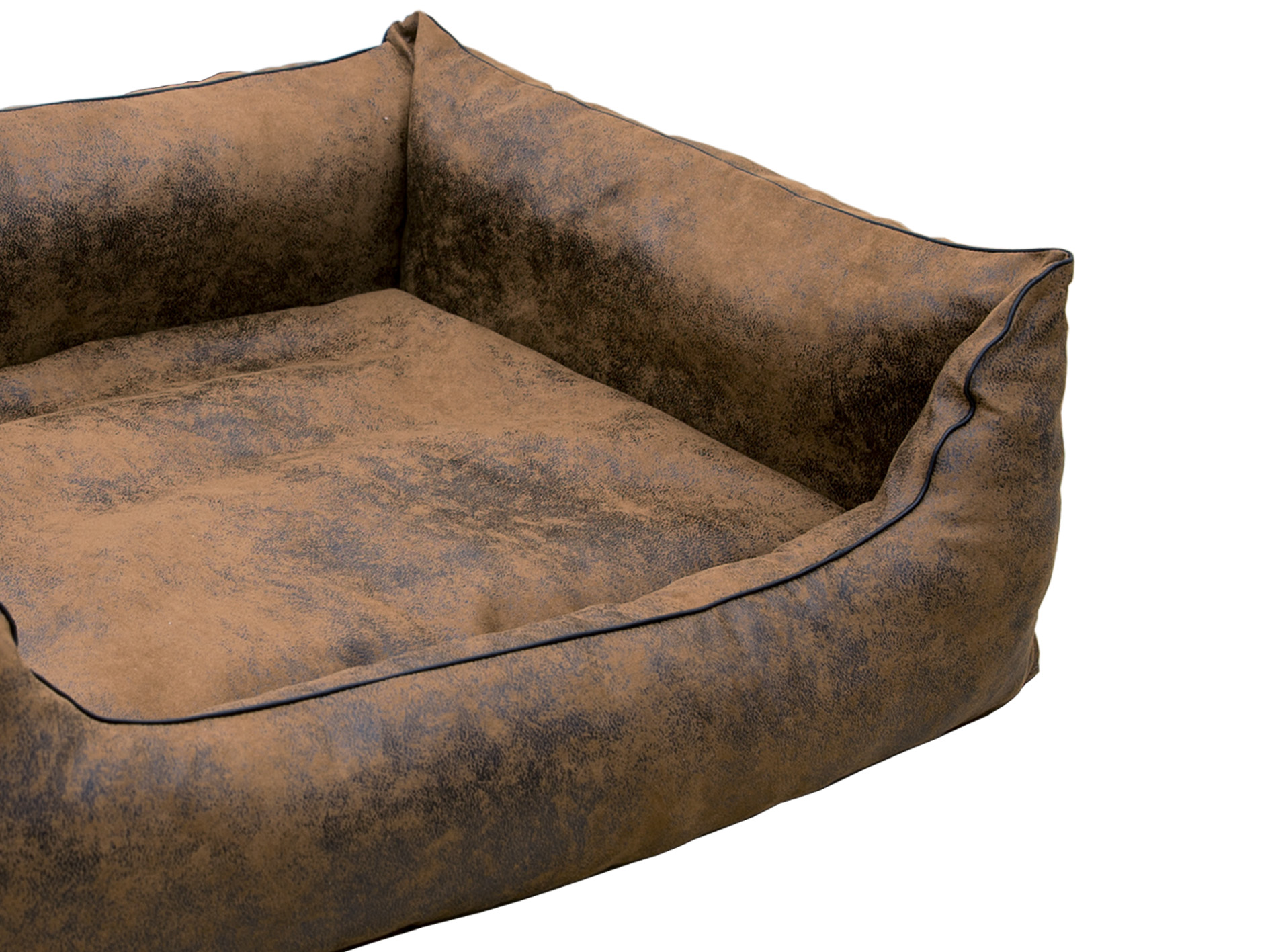 CopcoPet Hundebett Emma Antik Braun XXL ca. 125 x 100 cm Visco (orthopädisch)