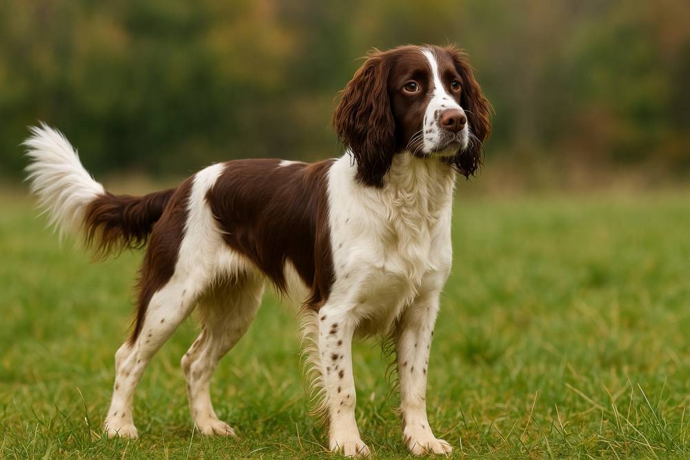English Springer Spaniel im Freien