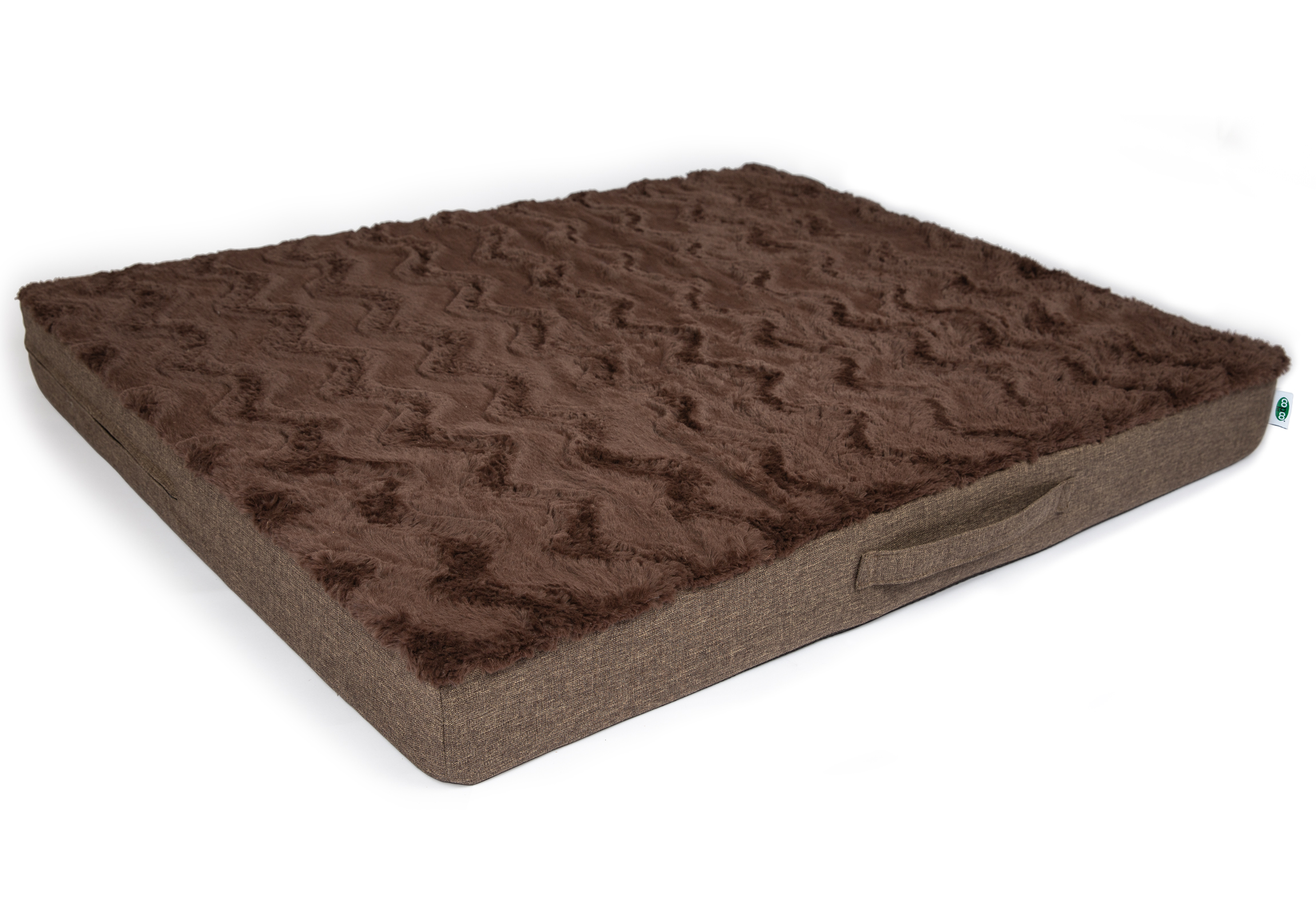 CopcoPet Lucky Hundematte Orthopädisch Braun L ca. 80 x 60 x 10 cm