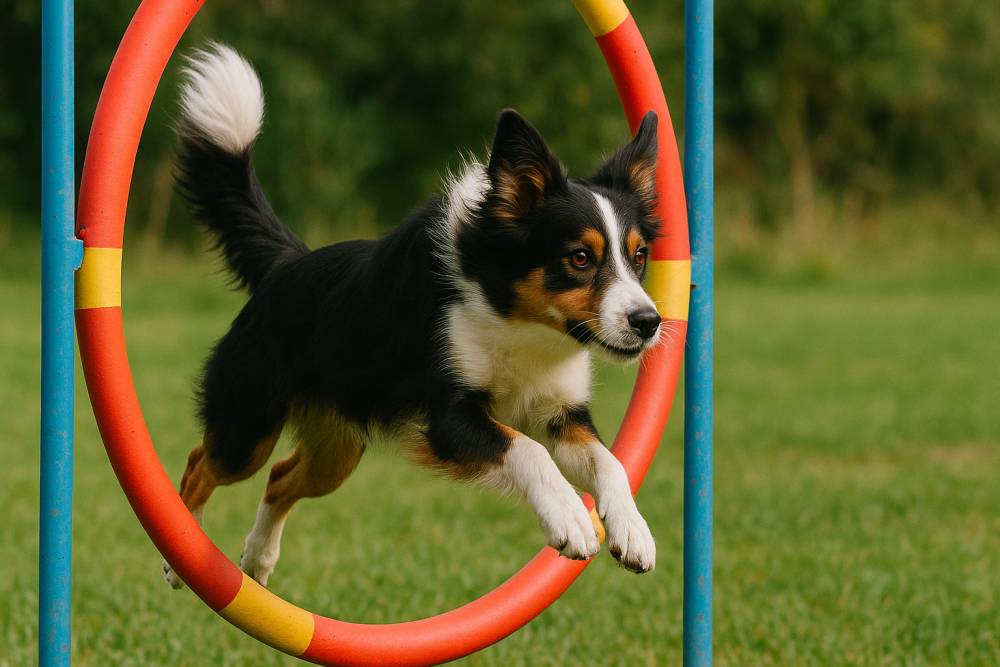 Hund beim Hundesport