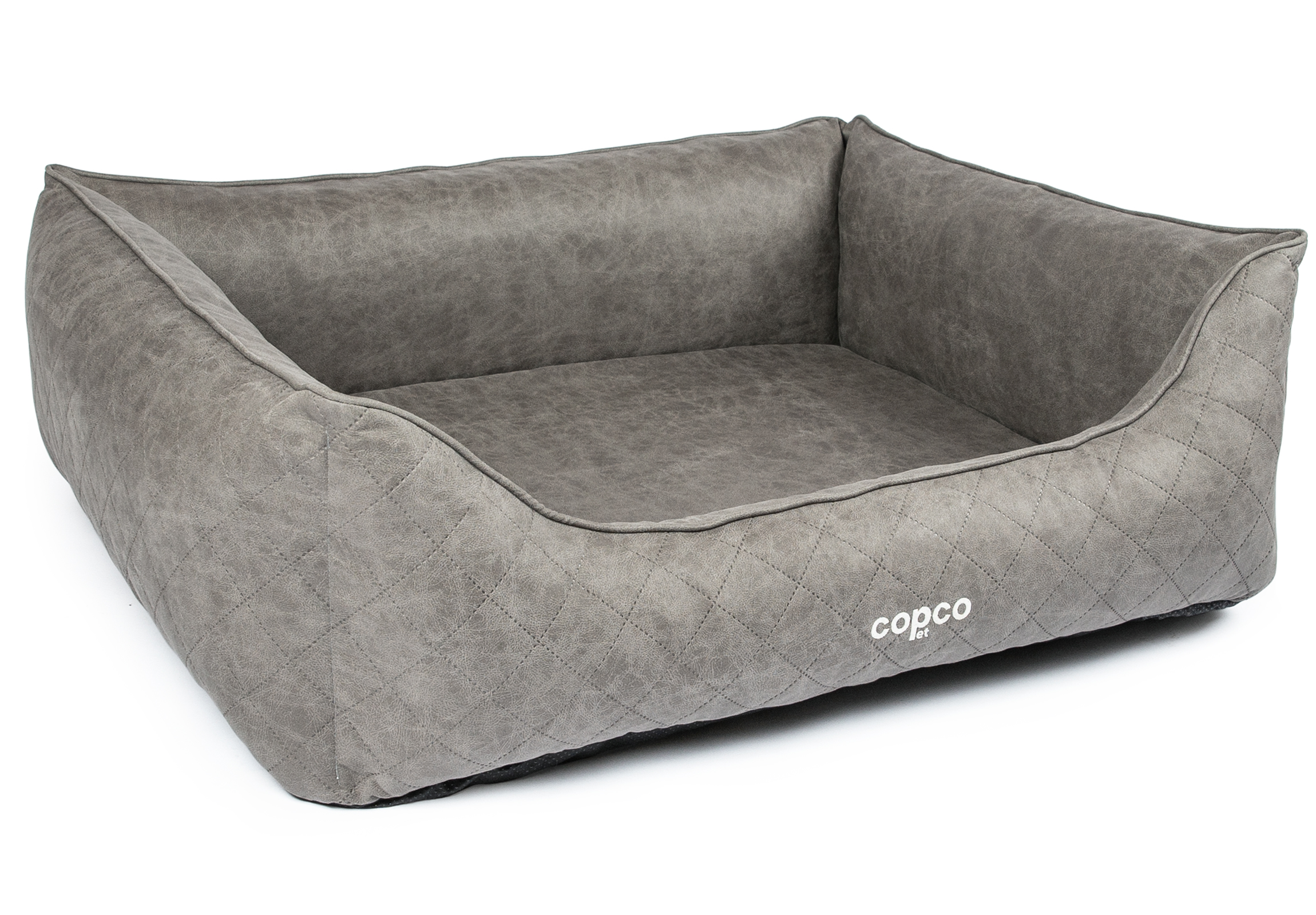 CopcoPet Hundebett Hugo Grau XL ca. 110 x 90 cm Visco (orthopädisch)