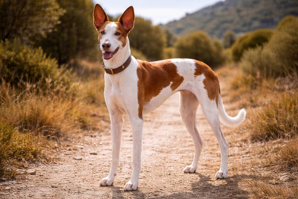 Podenco Ibicenco im Freien