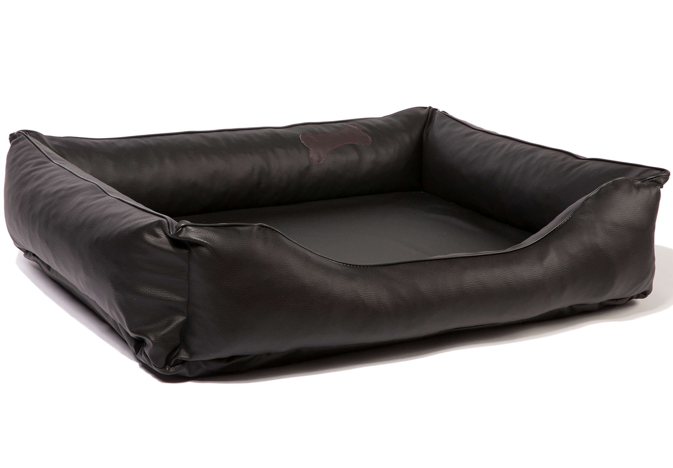 CopcoPet Paco Hundebett Schwarz L - 90 x 70 cm Schaumstoff - Kissen